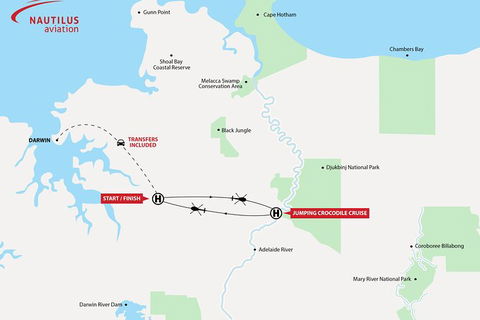Adelaide River Jumping Crocodile Cruise With Roundtrip Helicopter From Darwin - Kempsey Accommodation 3