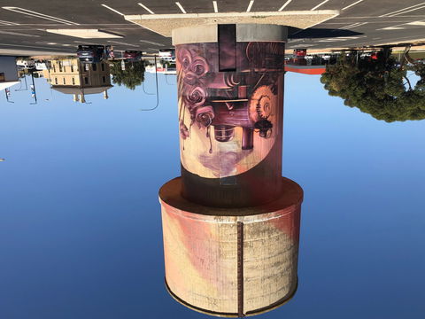 Kadina Water Tower Mural - Kempsey Accommodation 1