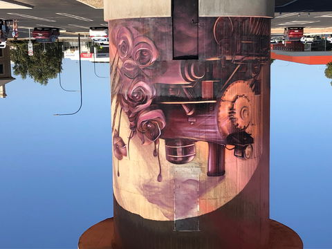 Kadina Water Tower Mural - Kempsey Accommodation 2