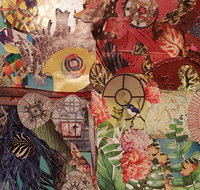 Online live streaming class Cut and Paste Creative Collage Fun - Kempsey Accommodation