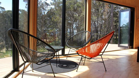 BAY OF FIRES ECO HUT Off Grid Experience At Binalong Bay - Kempsey Accommodation 11