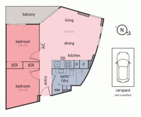 2Bedroom Apartment With Views In Docklands Next To CBD & Marvel Stadium - Kempsey Accommodation 15