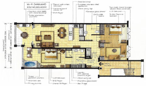 Beach Club Port Douglas Luxury Apartments - Kempsey Accommodation 18