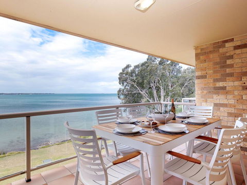 3 'Pelican Sands', 83 Soldiers Point Rd - Stunning Waterfront Unit With Magical Water Views & Air Conditioning - Kempsey Accommodation 0