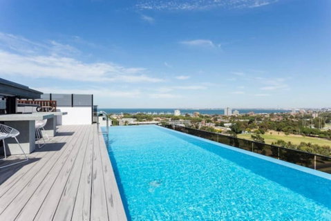 Rooftop Infinity Pool - St Kilda Luxury - Kempsey Accommodation 0