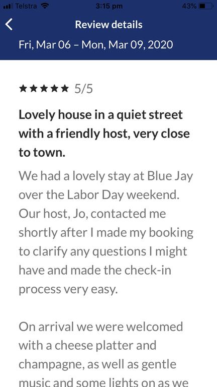 Blue Jay - Kempsey Accommodation 3