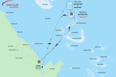 Great Barrier Reef Scenic Helicopter Tour And Cruise From Cairns - Kempsey Accommodation 4