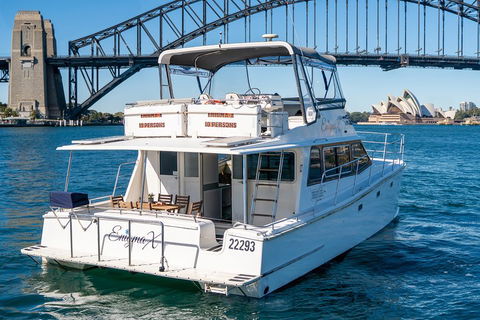 Vivid 90-Minute Sydney Harbour Small Group Catamaran Cruise - Kempsey Accommodation 4